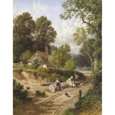 Myles Birket Foster – The Green Lane